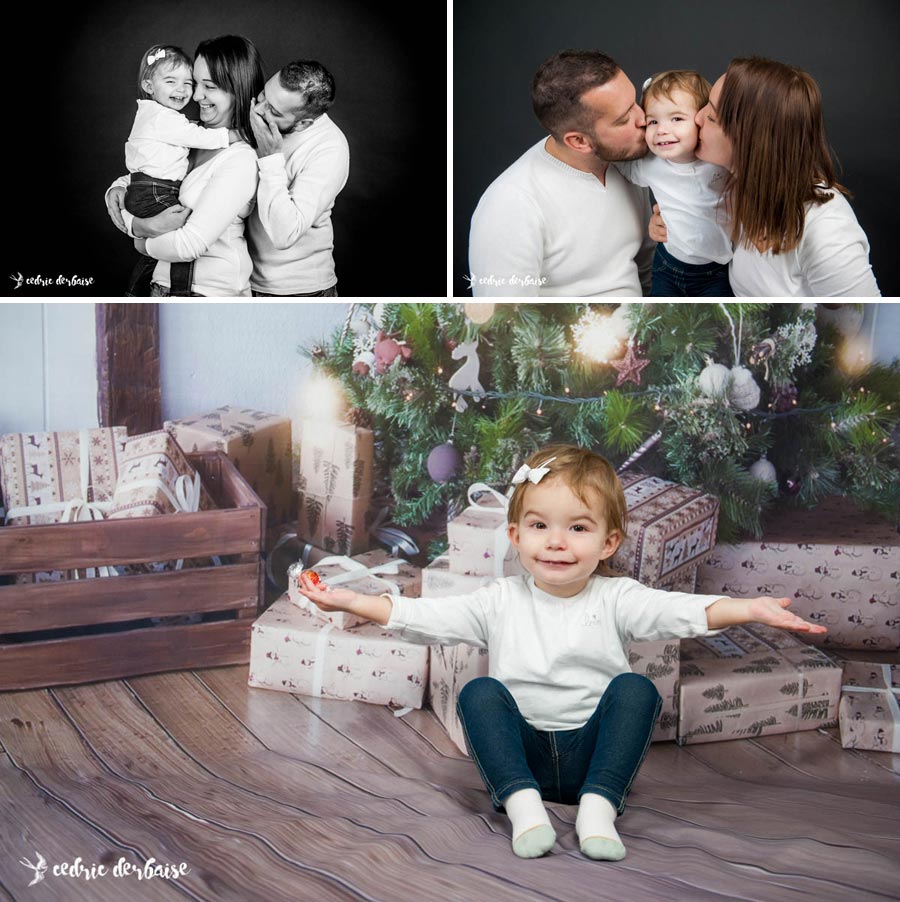 Mini séance de noël en famille - photographe mariage et famille