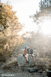 Séance photo couple amoureux engagement