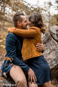 Séance photo couple amoureux engagement