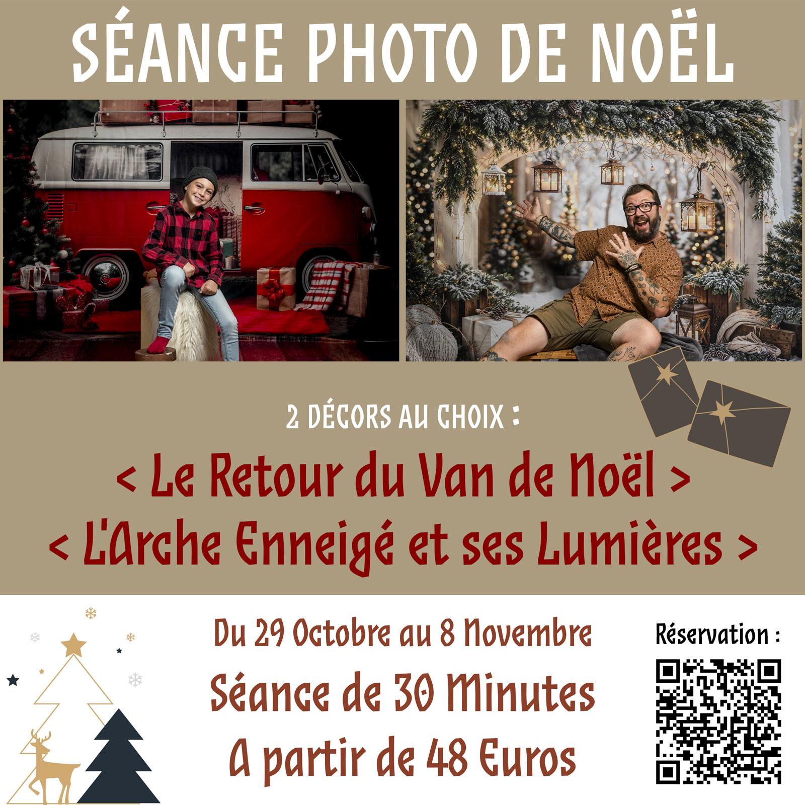 Mini-Séances de Noël au studio