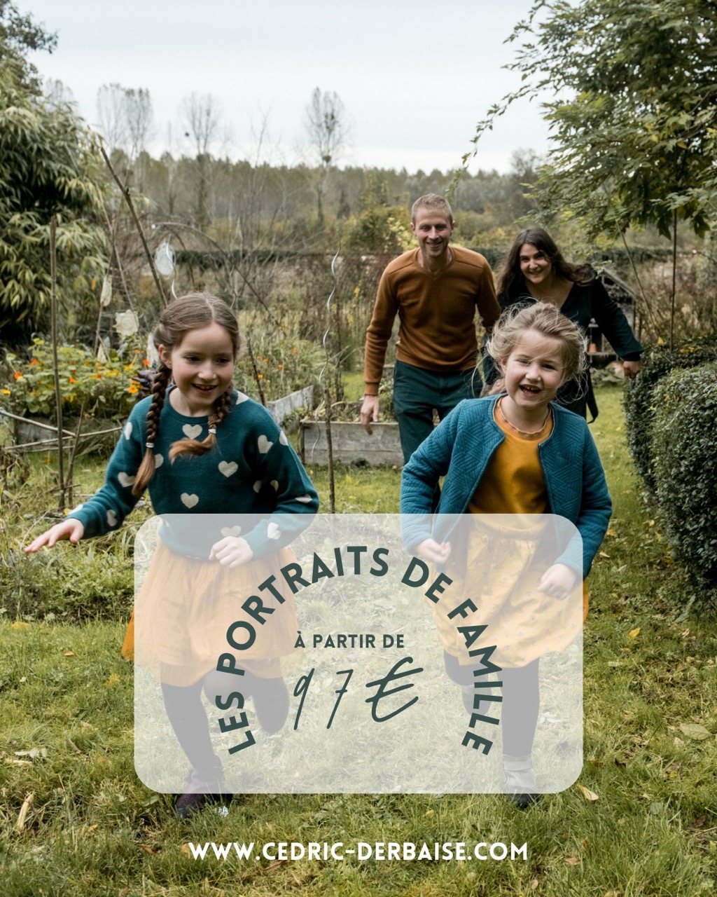 Bon cadeau portrait famille