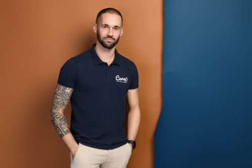 Portrait corporate homme studio